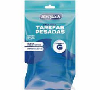 LUVA BOMPACK TAREFAS PESADAS (G) VERNIZ AZUL