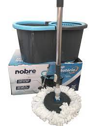 CONJUNTO MOP ROTATORIO SLIM (Balde 13L c/cesto plástico) – Nobre