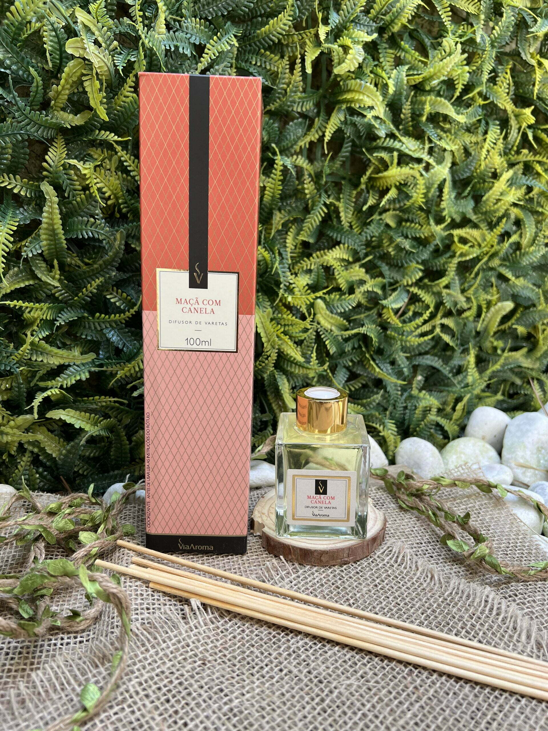 DIFUSOR DE VARETAS 100ML CLASSICA MAÇA C/ CANELA