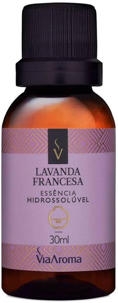 ESSENCIA HIDROSSOLUVEL VIA AROMAS 30ML CLASSICA LAVANDA FRANCESA