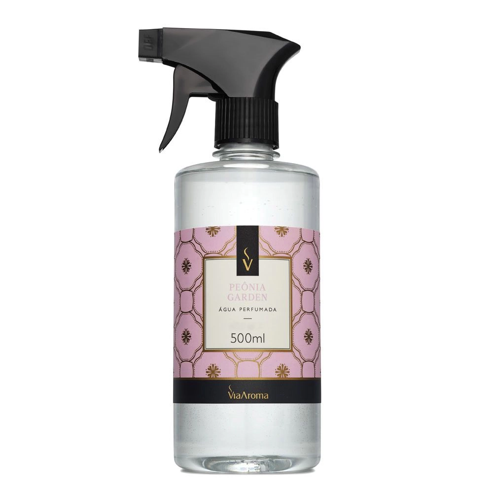 AGUA PERF. VIA AROMA 500ML CLASSICA PEONIA GARDEN