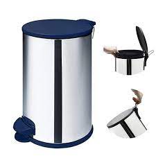 LIXEIRA DE PEDAL 5,5L AZUL MARINHO