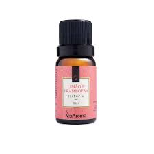 ESSENCIA VIA AROMA 10ML CLASSICA LIMAO E FRAMBOESA