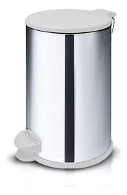 LIXEIRA DE PEDAL BRANCO (CAIXA INDIVIDUAL)