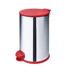 LIXEIRA DE PEDAL 5,5L VERMELHO