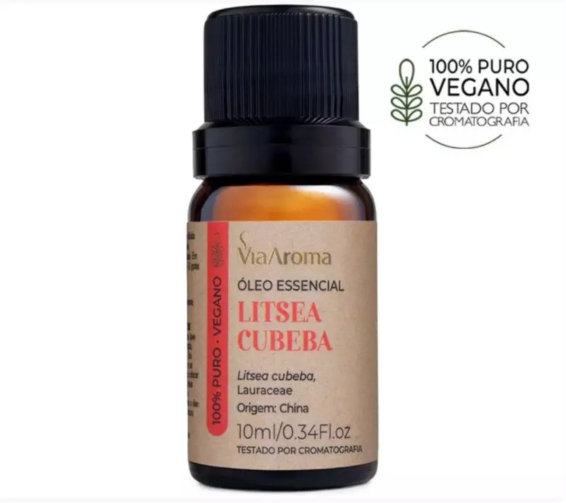 OLEO ESSENCIAL 10ML LITSEA CUBEBA