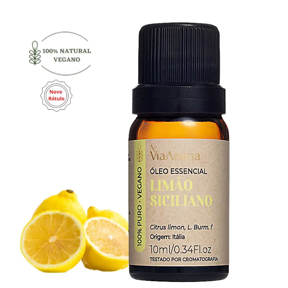 OLEO ESSENCIAL 10ML LIMÃO SICILIANO