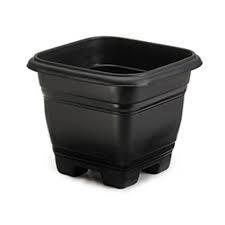 VASO QUADRADO N. 28 PRETO