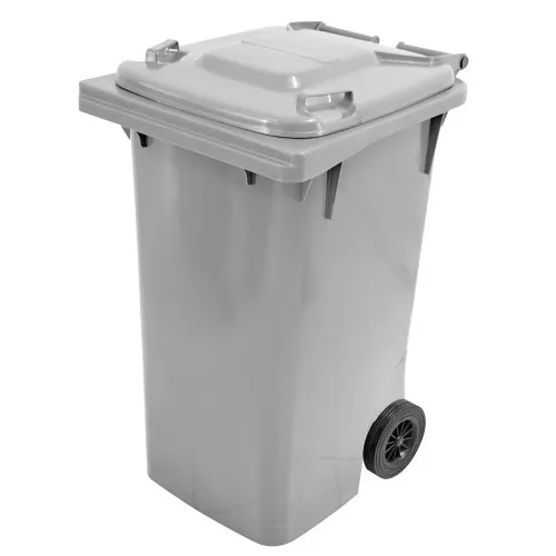 CESTO GARI COM RODA – 240L CINZA
