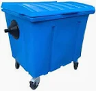CONTENTOR 04 RODAS / AZUL- 1000L