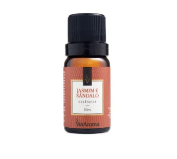 ESSENCIA VIA AROMA 10ML JASMIM E SANDALO