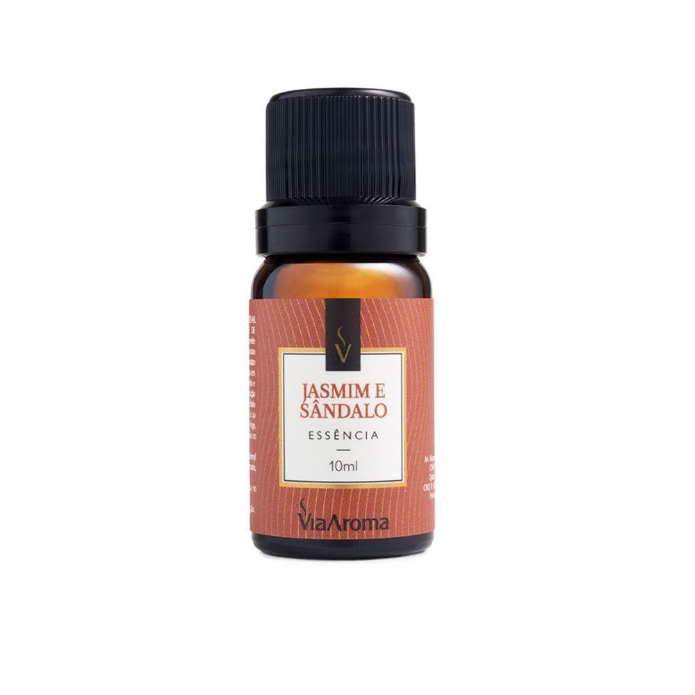 ESSENCIA VIA AROMA 10ML JASMIM E SANDALO