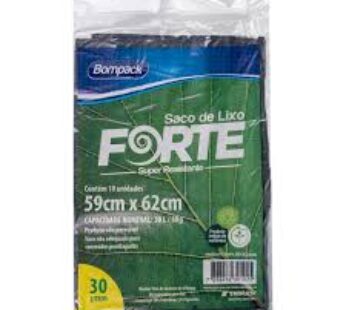 SACO DE LIXO BOMPACK 30L FORTE REFORCADO