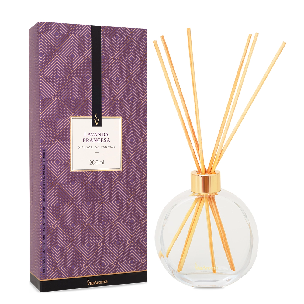 DIFUSOR DE VARETAS 200ML CLASSICA LAVANDA FRANCESA