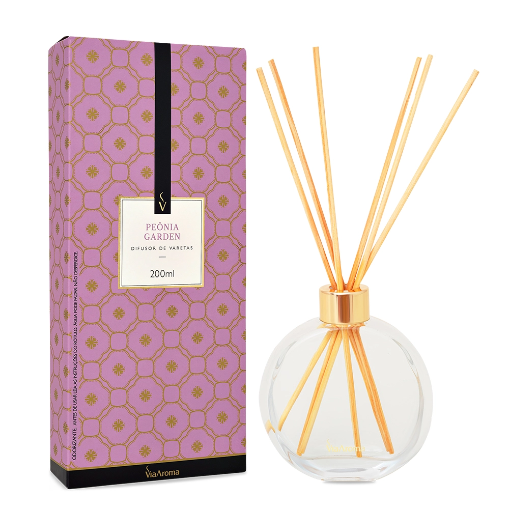 DIFUSOR DE VARETAS 200ML CLASSICA PEONIA GARDEN