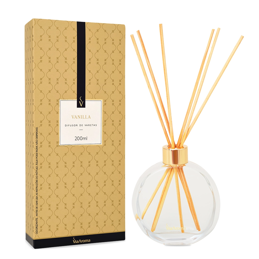 DIFUSOR DE VARETAS 200ML CLASSICA VANILLA
