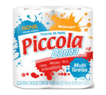 PAPEL TOALHA PICCOLA DONNA 16X2 100FLS