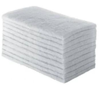 FIBRA P/ LIMPEZA 98X229MM (LEVE,BRANCO, PACOTE C/10UNID.)