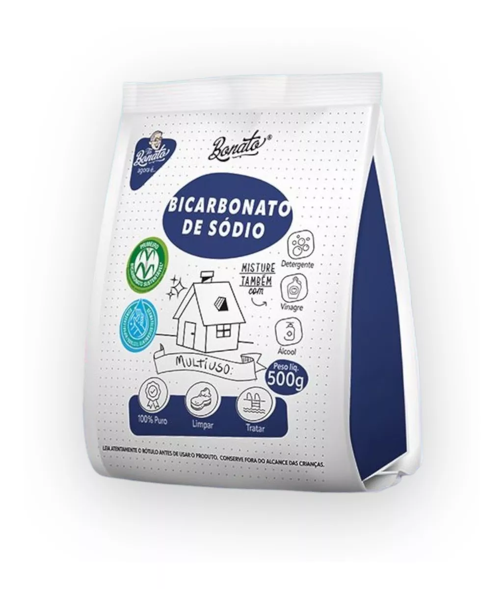 bicarbonato de sodio multiuso 500g