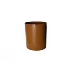 LIXEIRA PLASTICA. 29CM S/TAMPA MARROM