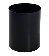 LIXEIRA PLASTICA . 12L RETANGULAR PRETO
