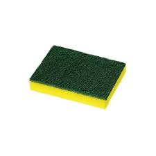 ESPONJA VERDE AMARELO 100X71X20MM MULTIUSO POP BULK