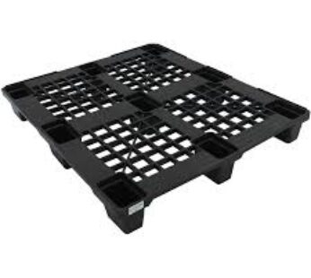 PALETE PLASTICO PP PRETO EMPILHAVEL