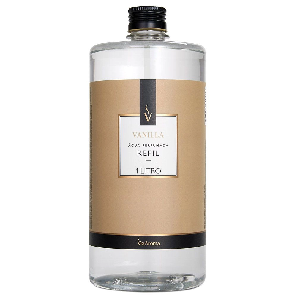 REFIL VIA AROMA 1LT AGUA PERF. CLASSICA VANILLA