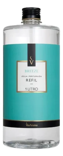 REFIL VIA AROMA 1LT AGUA PERF. CLASSICA BREEZE