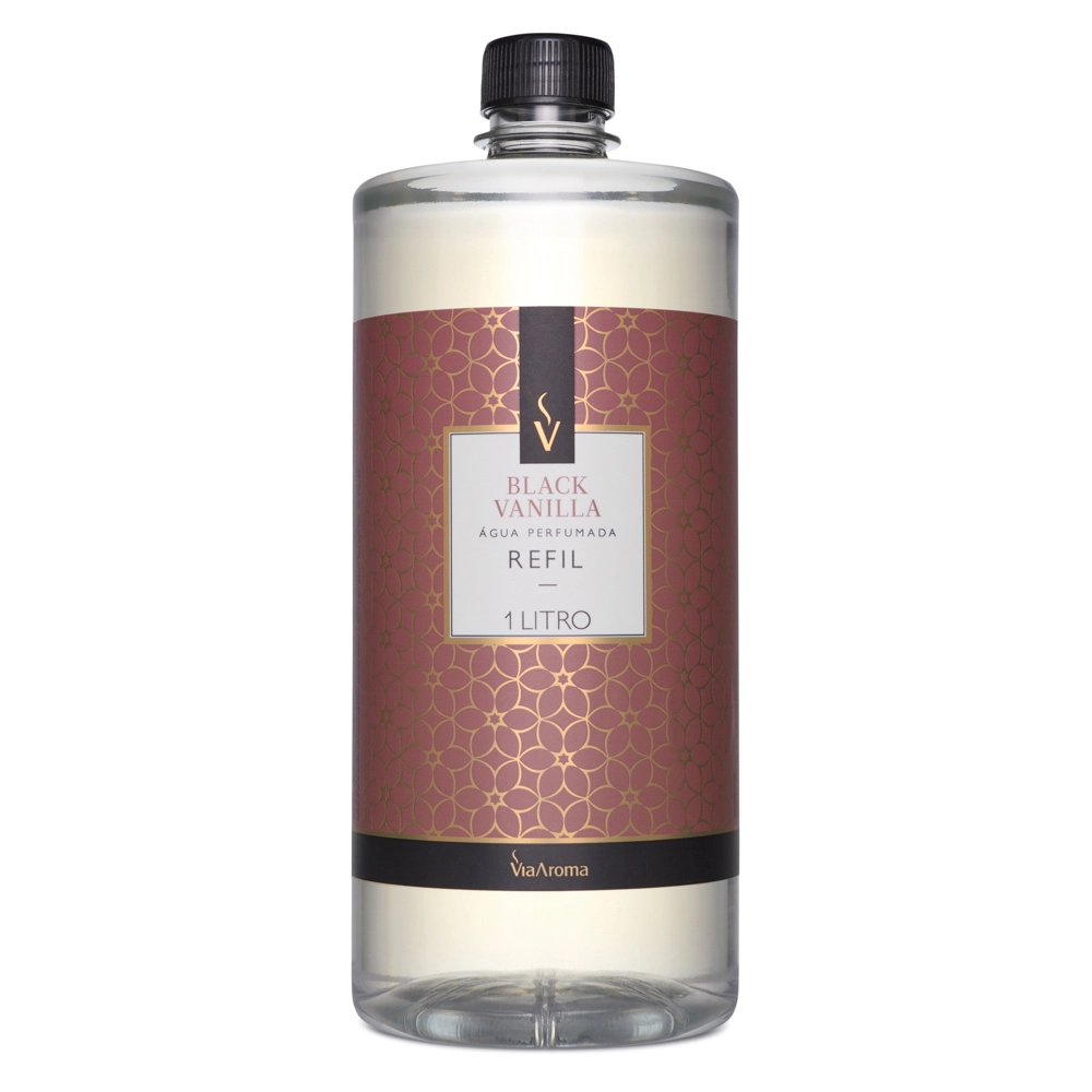 REFIL VIA AROMA 1LT AGUA PERF. CLASSICAN BLACK VANILLA