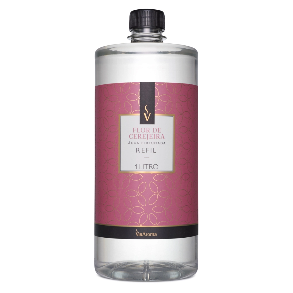 REFIL VIA AROMA 1LT AGUA PERF. CLASSICA FLOR DE CEREJEIRA
