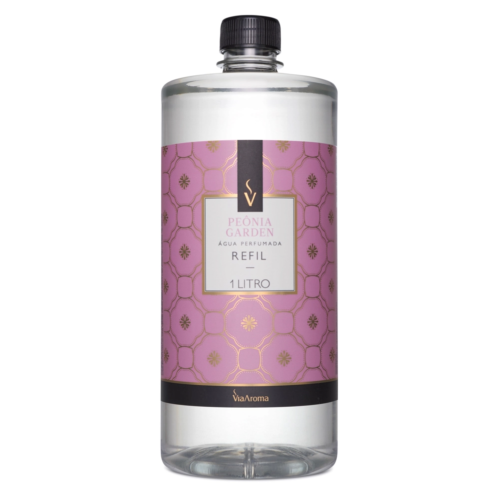 REFIL VIA AROMA 1LT AGUA PERF. CLASSICA PEONIA GARDEN