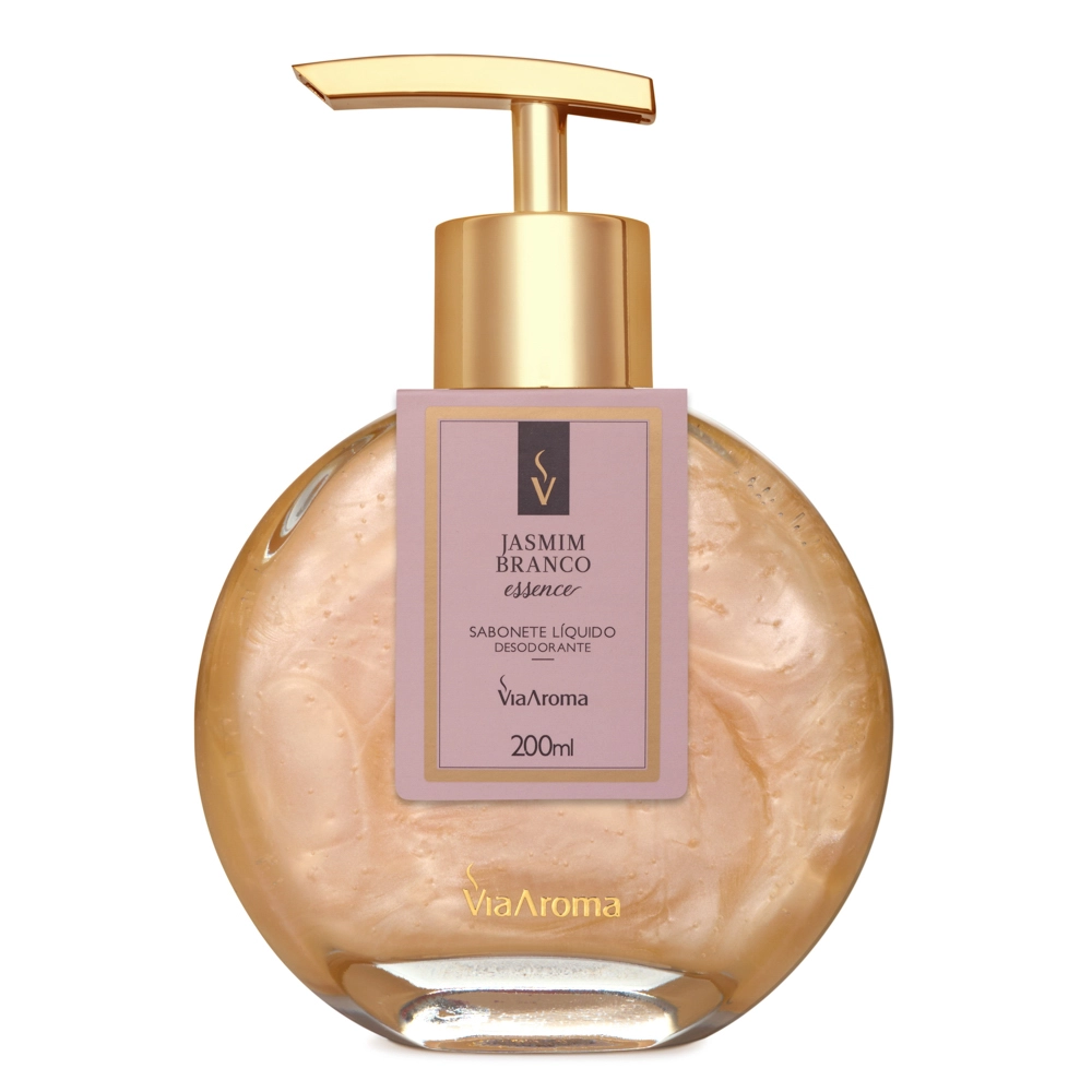 SABONETE LIQ. DESOD 200ML CLASSICA JASMIM BRANCO ESSENCE