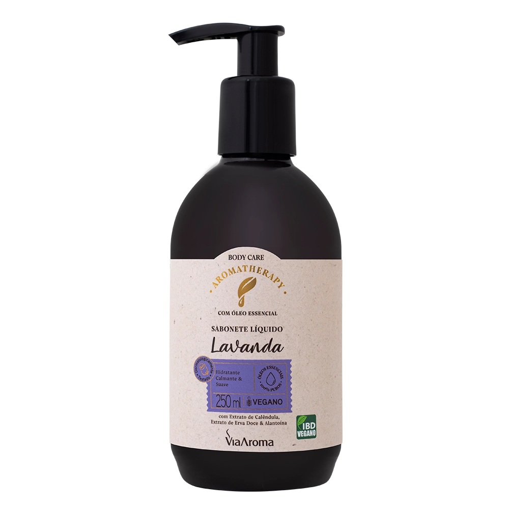 SABONETE LIQUIDO 250ML  AROMATHERAPY LAVANDA