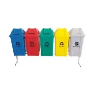 CONJUNTO P\COLETA SEL. 60L COM 5 CESTOS TPA VAI-VEM PADRAO