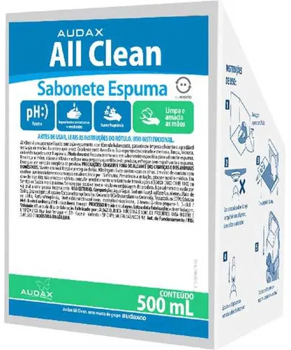 ALL CLEAN SAB.ESPUMA ERVA DOCE 6X500ML