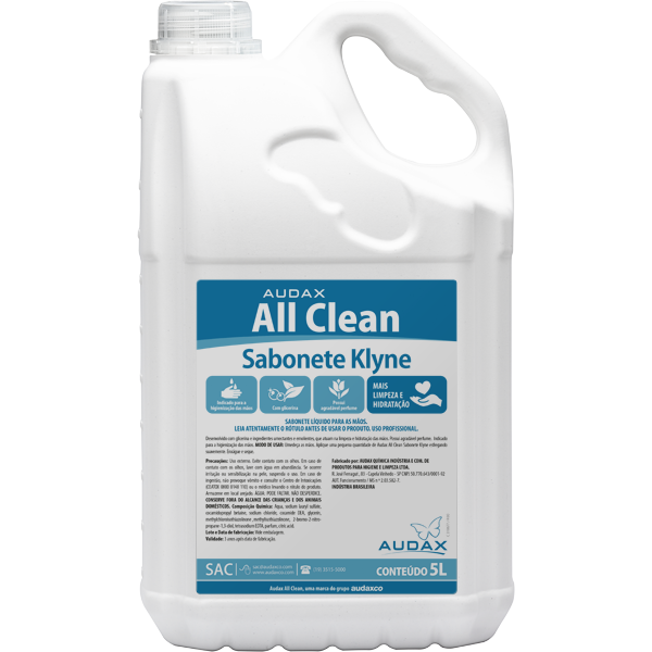 ALL CLEAN SABONETE KLYNE PEROLIZADO AZUL 2X5L
