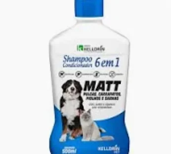 SHAMPOO E COND 6X1 MATT PULGAS 12X500ML