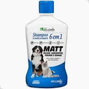 SHAMPOO E COND 6X1 MATT PULGAS 12X500ML