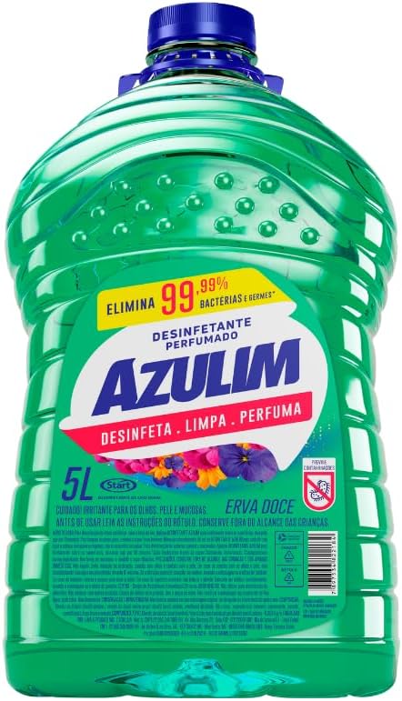 DESINFETANTE AZULIM ERVA DOCE 4X5L