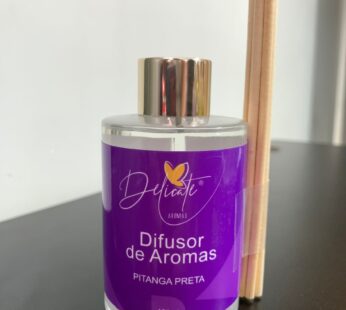 DIFUSOR DE AROMAS VIDRO 100ML DELICATE – PITANGA PRETA