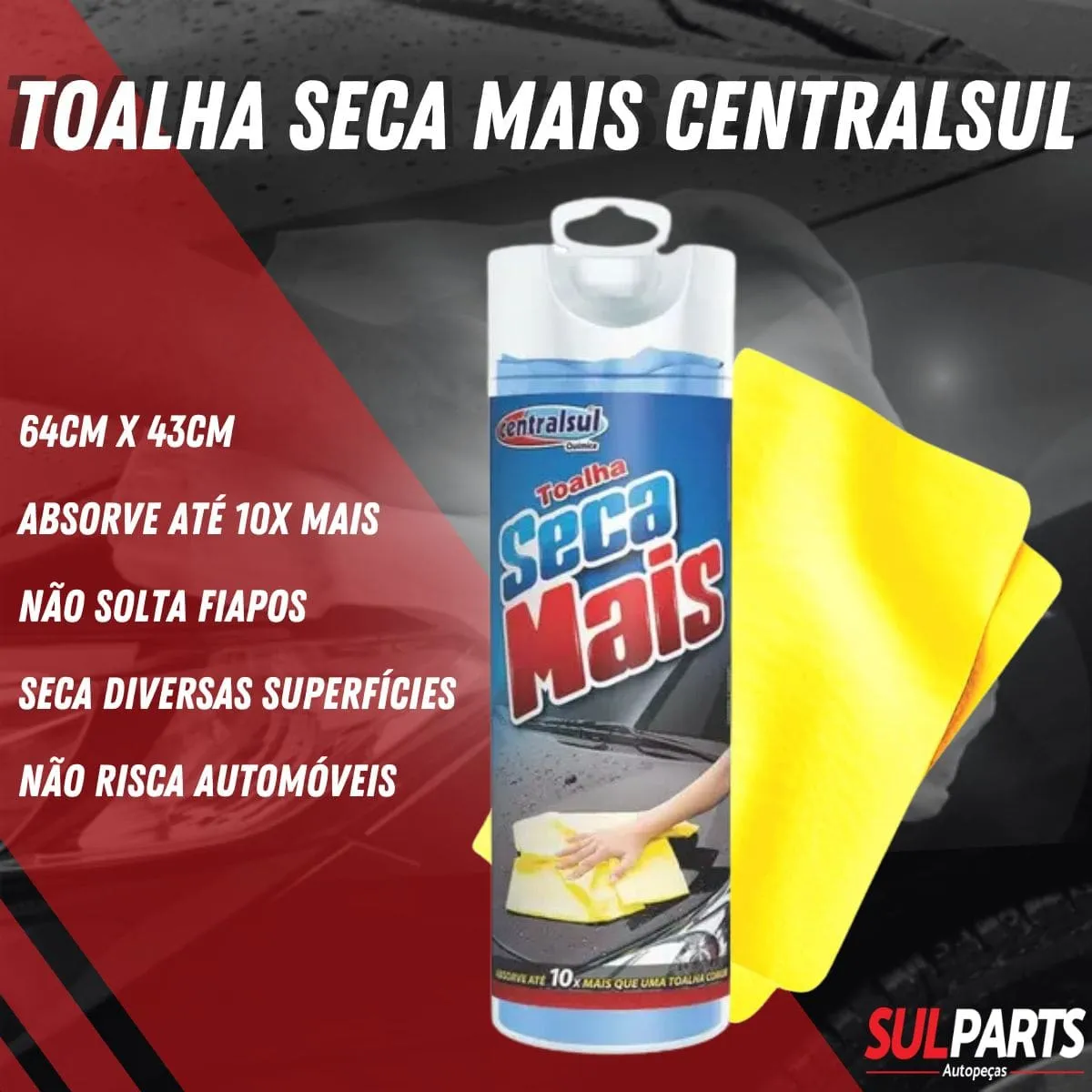 TOALHA SECA MAIS – CENTRAL SUL