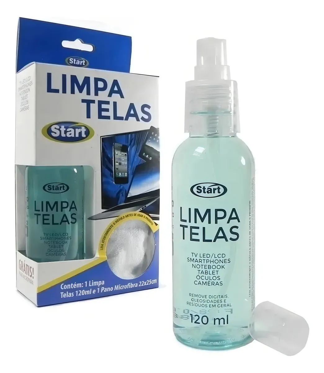 LIMPA TELAS START KIT 6X120ML