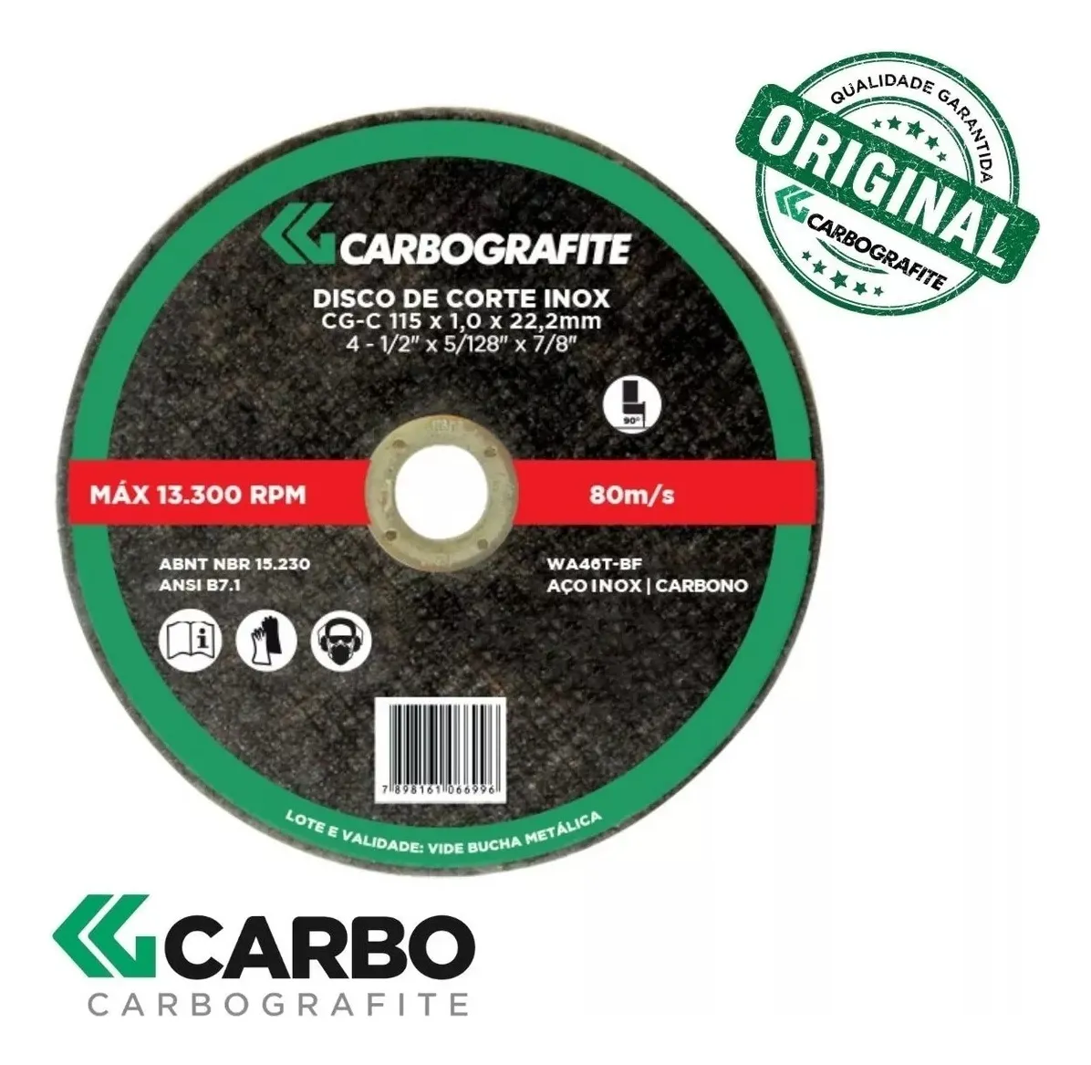 DISCO CORTE.INOX CGC 115X1,0X22,2 – CARBOGRAFITE