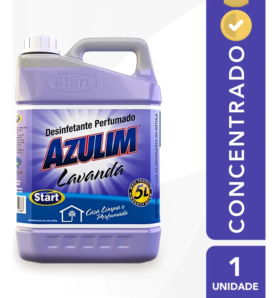 DESINFETANTE AZULIM LAVANDA 4X5L
