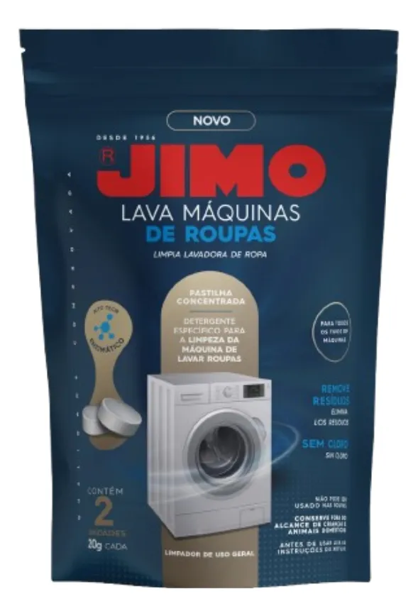 LAVA MAQUINAS ROUPAS ESTOJO COM 2 UNI DE 20G – JIMO
