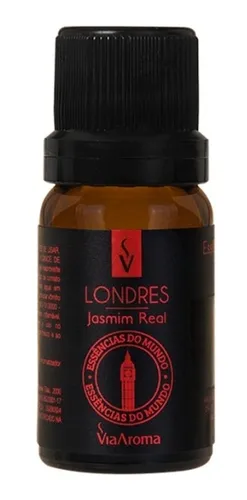 ESSENCIA VIA AROMA 10ML MUNDO LONDRES JASMIM REAL