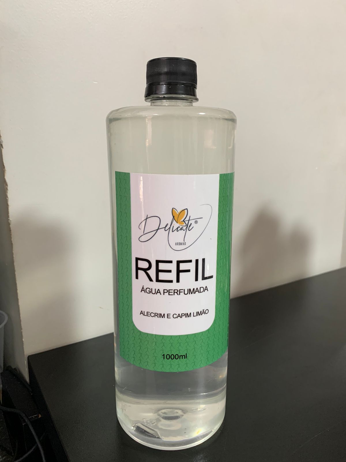 REFIL AGUA PERFUMADA 1000ML  DELICATE  – ALECRIM E CAPIM LIMÃO