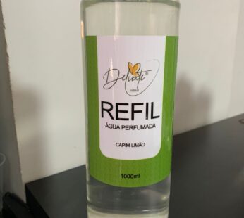 REFIL AGUA PERFUMADA 1000ML  DELICATE  – CAPIM LIMÃO