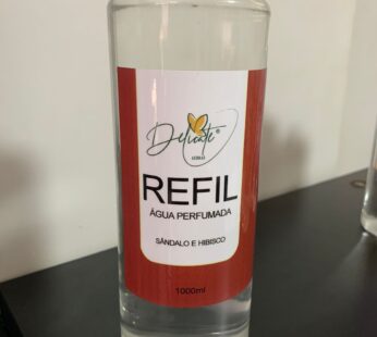 REFIL AGUA PERFUMADA 1000ML  DELICATE  – SANDALO E HIBISCO